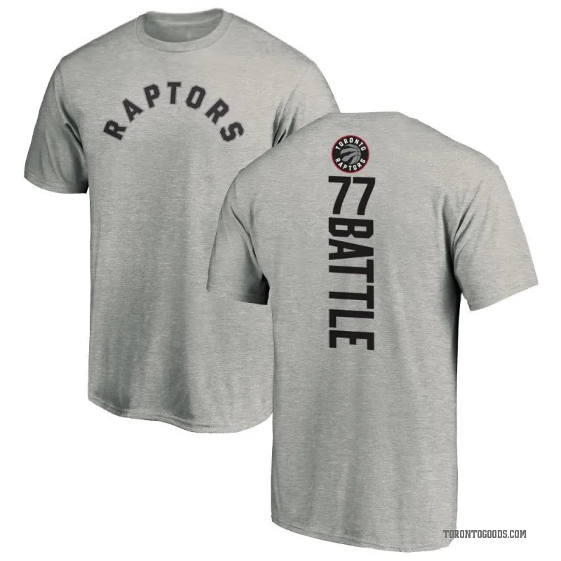 Jamison Battle Men's Toronto Raptors Ash Backer T-Shirt