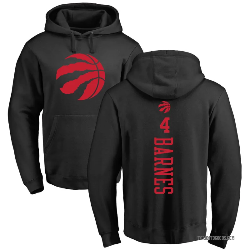 Scottie Barnes Men's Black Toronto Raptors Branded One Color Backer Pullover Hoodie
