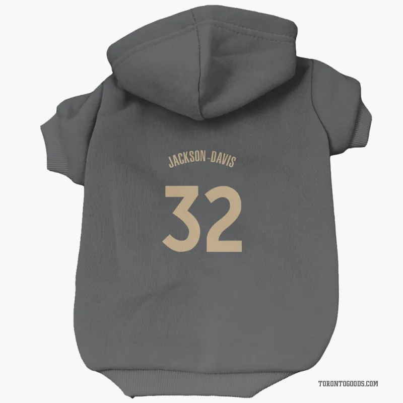 Trayce Jackson-Davis  Black Toronto Raptors  Cat & Dog Pet Hoodie