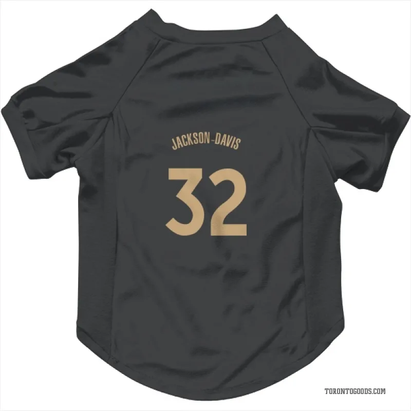Trayce Jackson-Davis  Black Toronto Raptors  Cat & Dog Pet Jersey